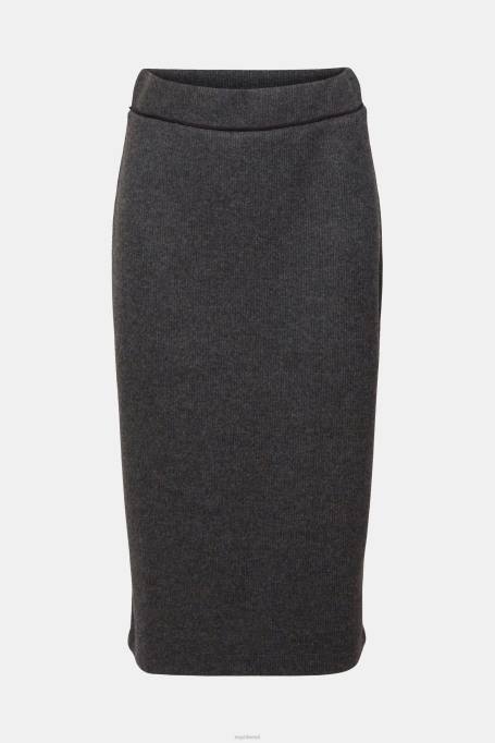 Esprit seelikud naised antratsiit soonik kootud pliiatsiseelik Z24R431