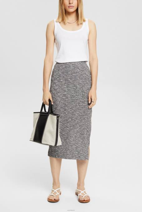 Esprit seelikud naised antratsiit space dye soonik-kootud midiseelik Z24R534