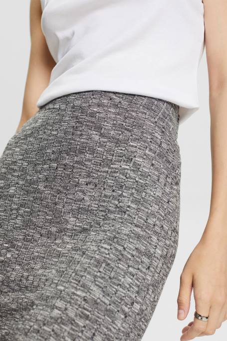 Esprit seelikud naised antratsiit space dye soonik-kootud midiseelik Z24R534