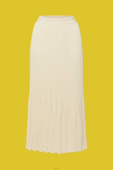 Esprit seelikud naised liiv plisseeritud midi seelik Z24R483