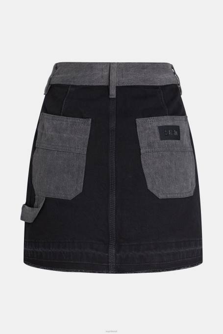 Esprit seelikud naised must keskmine pesu tööriiete vaba hem miniseelik Z24R364