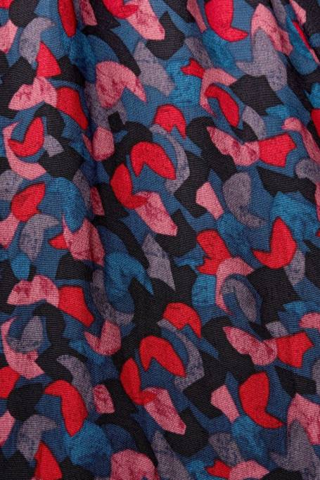 Esprit seelikud naised roosa trükitud kortsudega midiseelik Z24R421