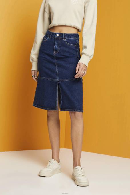 Esprit seelikud naised sinine keskmine pesu põlvini teksaseelik Z24R269