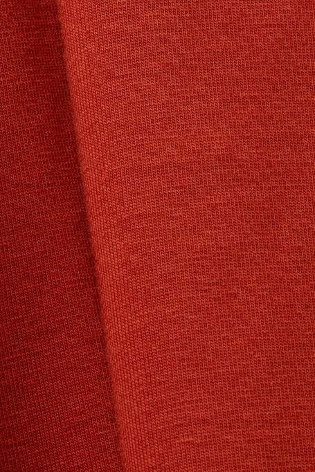 Esprit seelikud naised terrakota jersey midi seelik, säästev puuvill Z24R44