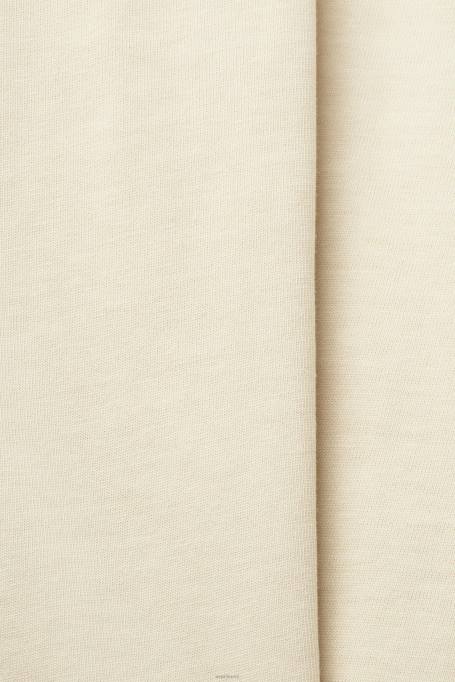 Esprit t-särgid naised beež kärbitud t-särk Z24R195