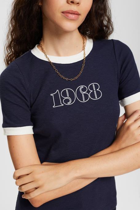 Esprit t-särgid naised merevägi prindiga t-särk Z24R543