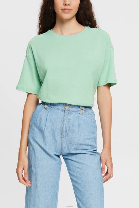 Esprit t-särgid naised pastellroheline t-särk Z24R546