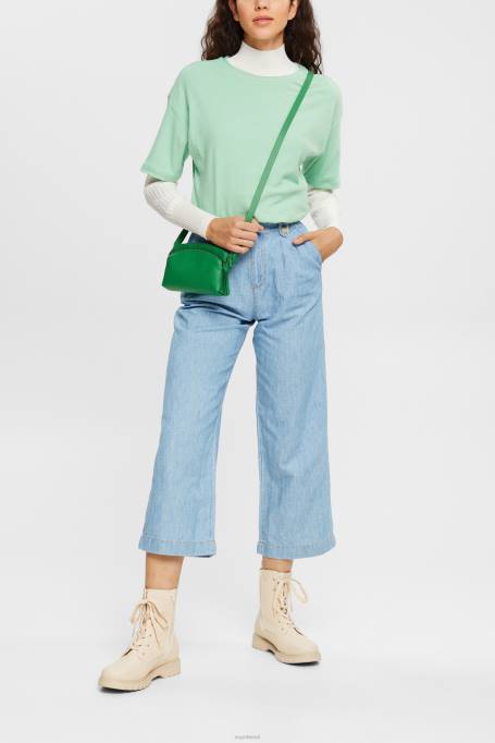 Esprit t-särgid naised pastellroheline t-särk Z24R546