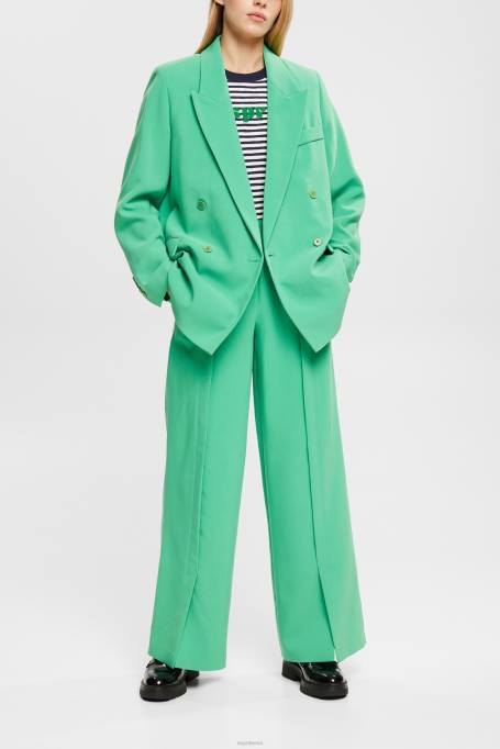 Esprit t-särgid naised valkjas triibulise logoga T-särk Z24R537