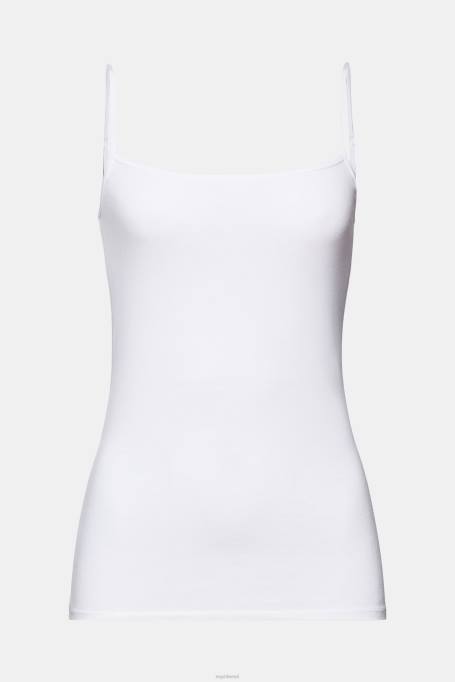 Esprit tank naised valge spagetirihmaga tank top Z24R36