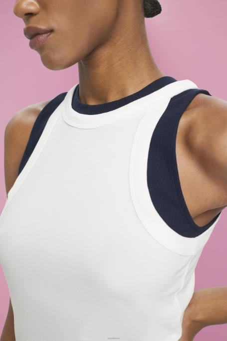 Esprit tank naised valkjas jersey tank top Z24R241