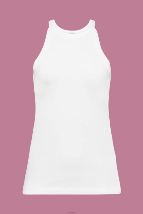 Esprit tank naised valkjas jersey tank top Z24R241