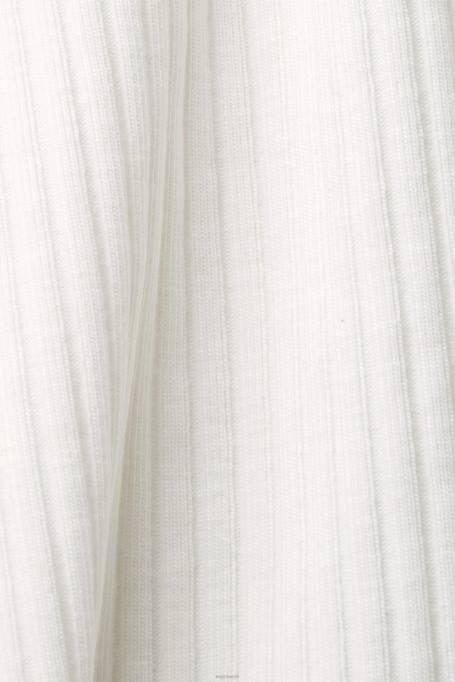 Esprit tank naised valkjas soonik kootud paak Z24R93