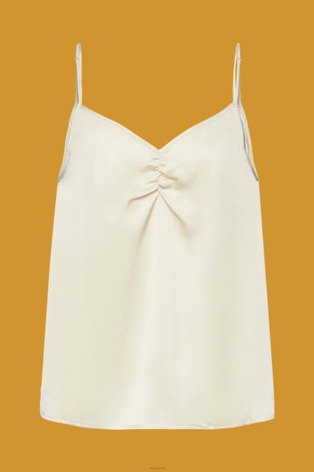 Esprit üleval naised hele taupe satiinist rihmaga topp Z24R355