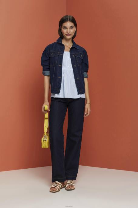 Esprit üleval naised helesinine tekstureeritud cami top Z24R225