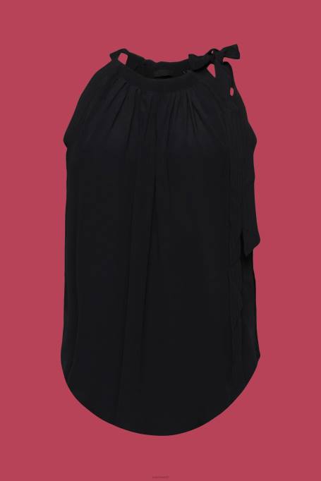 Esprit üleval naised must päitsekaelusega ülaosa Z24R223