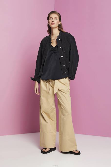 Esprit üleval naised must satiinist rihmaga topp Z24R354