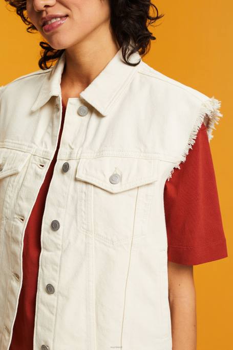 Esprit vest naised jää kulunud teksavest Z24R62