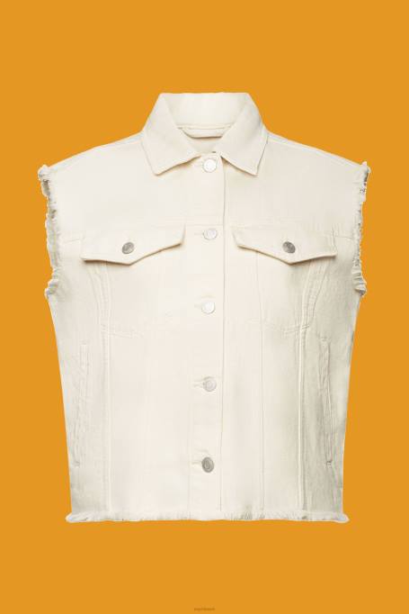 Esprit vest naised jää kulunud teksavest Z24R62